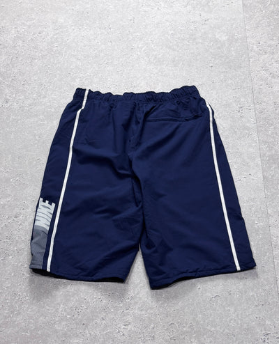 Vintage 2000s Nike Spellout Track Shorts (S)