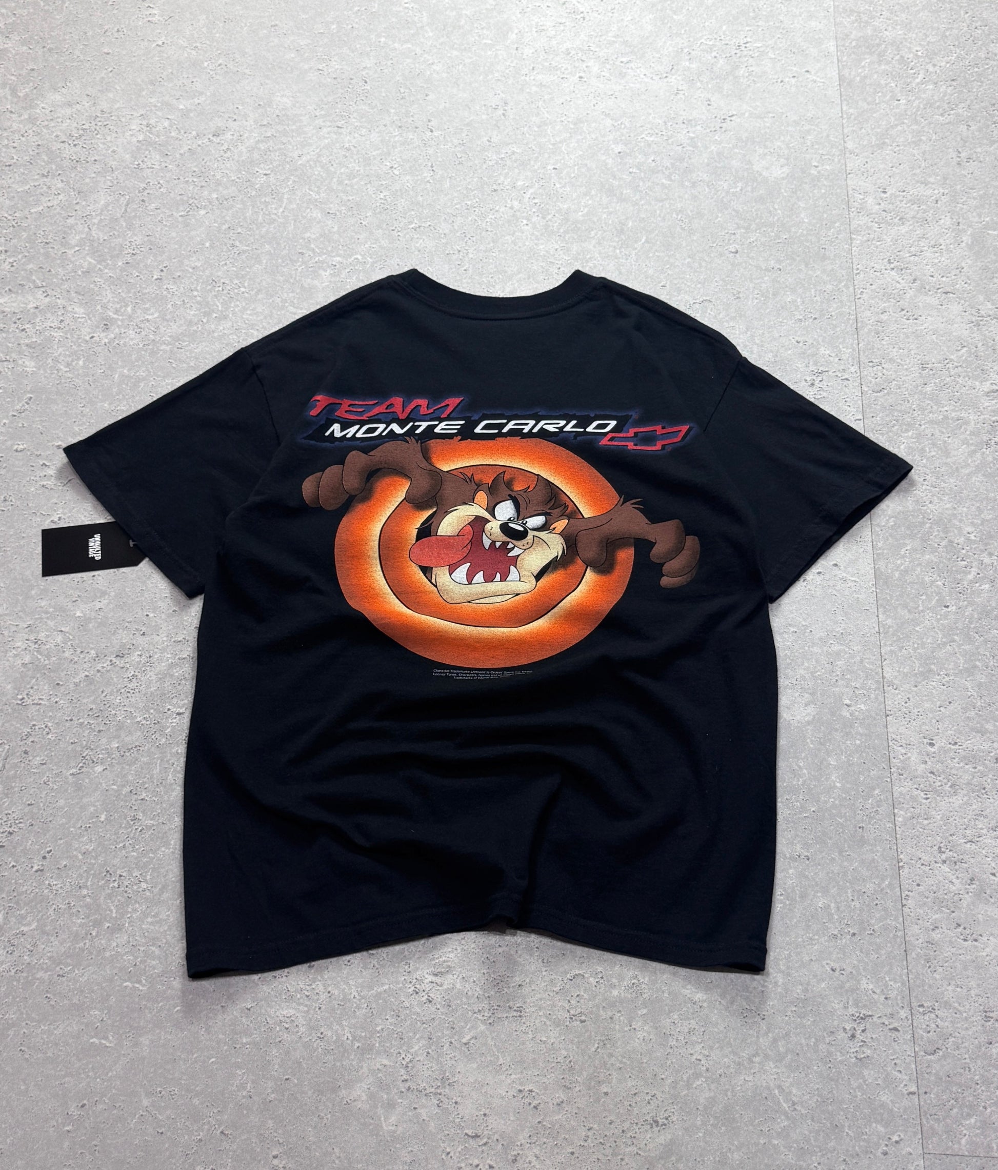 Vintage 90s Taz Looney Tunes X Monte Carlo Racing Tee (M)