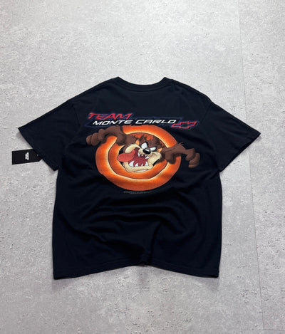 Vintage 90s Taz Looney Tunes X Monte Carlo Racing Tee (M)