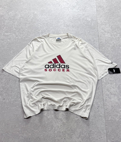 Vintage 90s Adidas Soccer Tee (2XL)