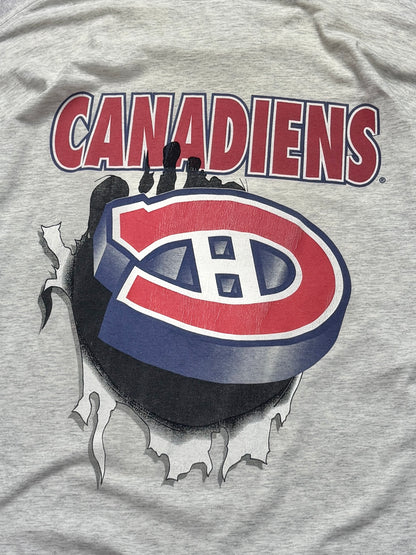 Vintage 90s Montreal Canadiens NHL Breakthrough Tee (2XL)