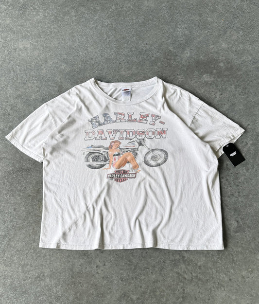 Vintage 00s Harley Davidson Bike Tee (L)