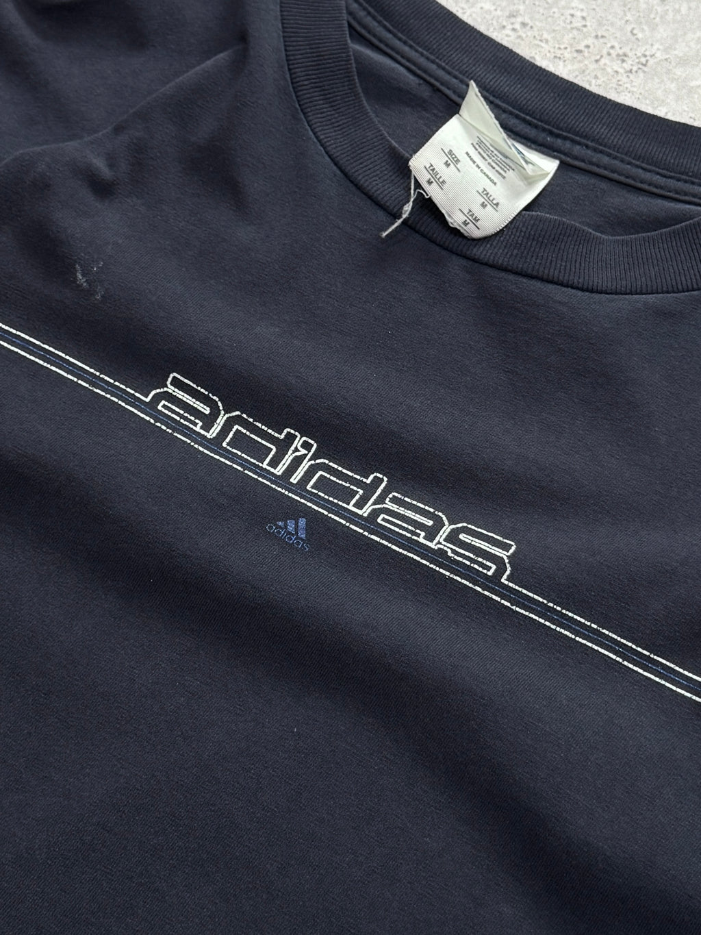 Vintage 2000s Adidas Logo Tee (L)