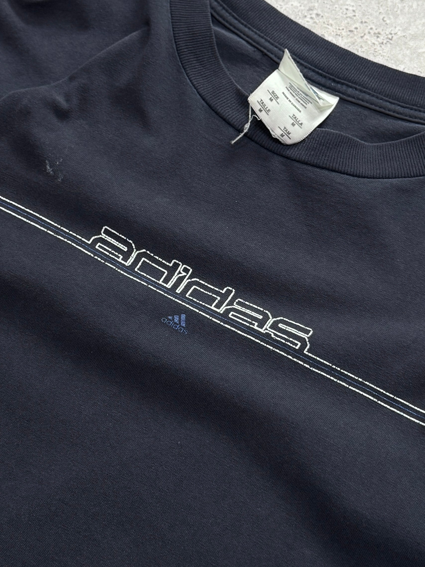 Vintage 2000s Adidas Logo Tee (L)
