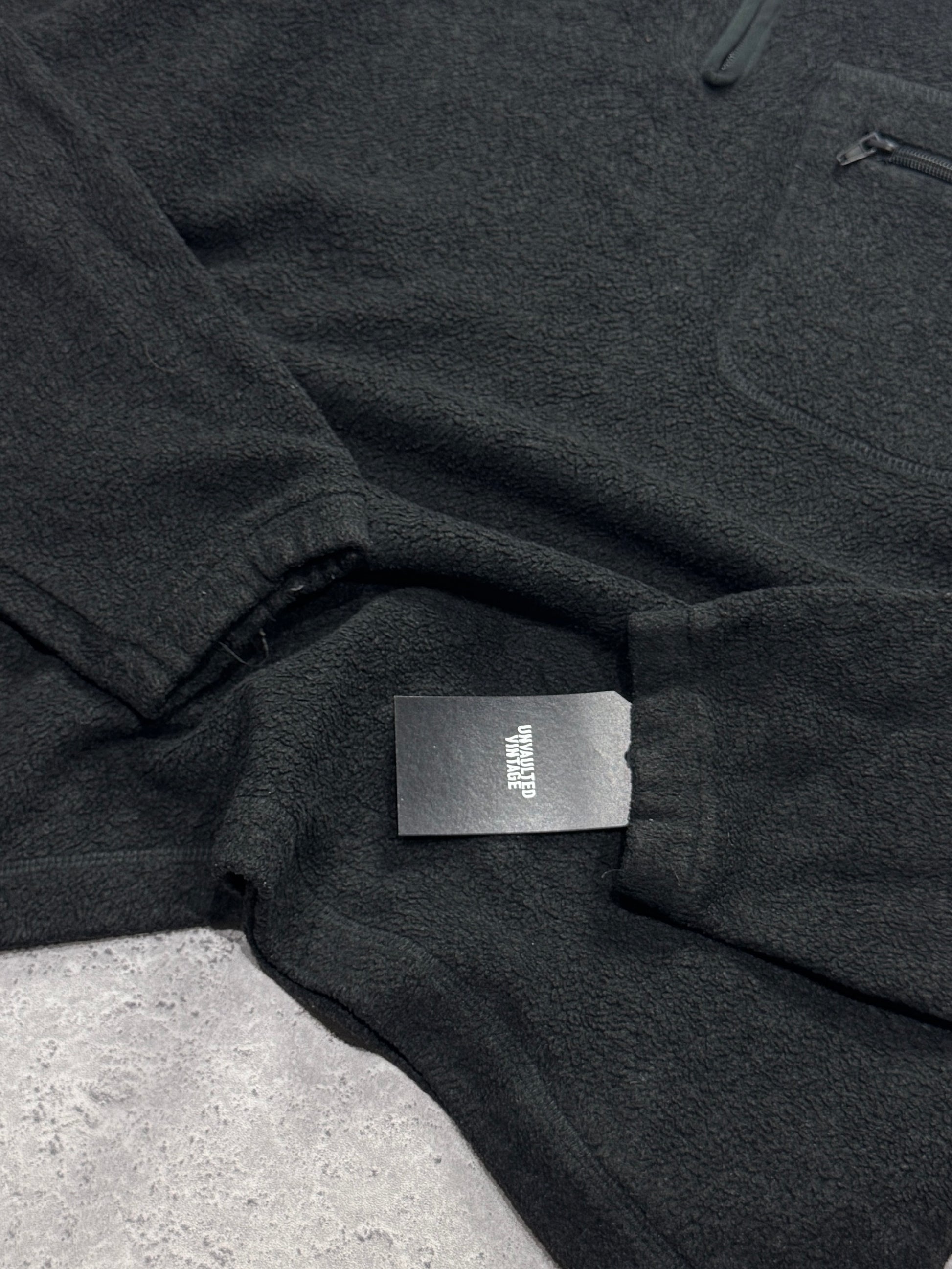Vintage 90s Polo Ralph Lauren Fleece Quarter Zip Sweater (L)
