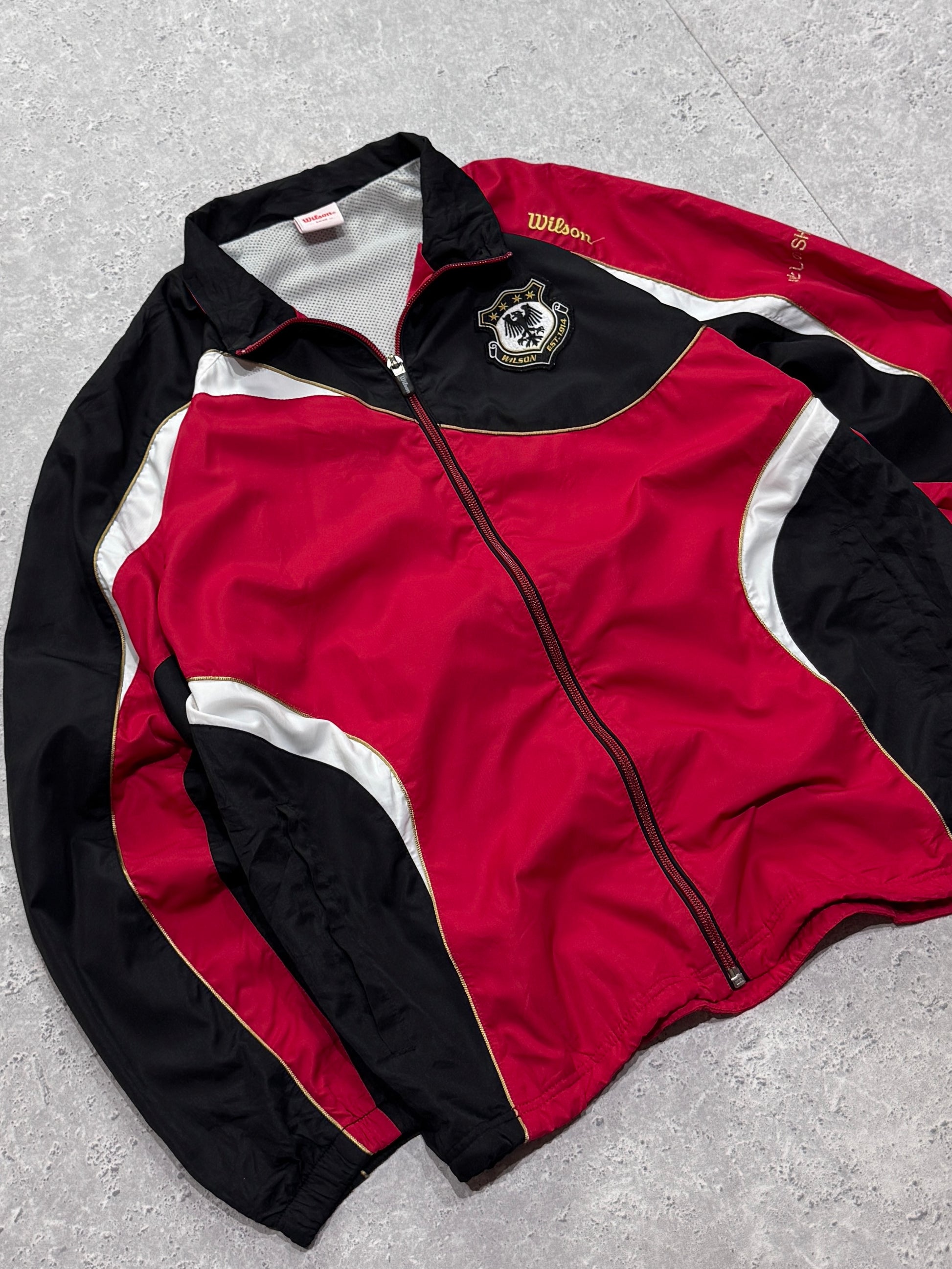Vintage 2000s Wilson X Japan Club Football Windbreaker Jacket (S)