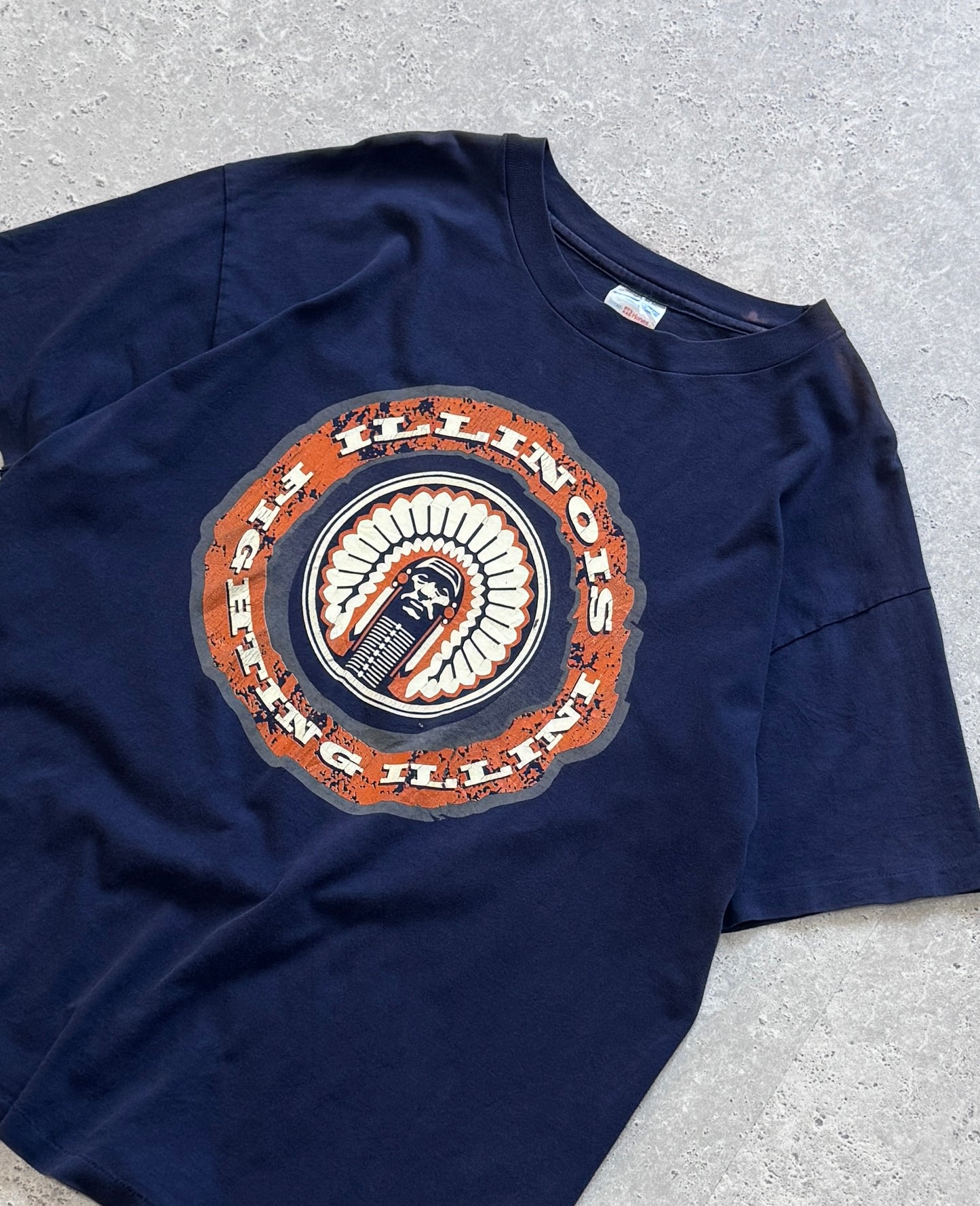 Vintage 90s Illinois College Tee (XL)