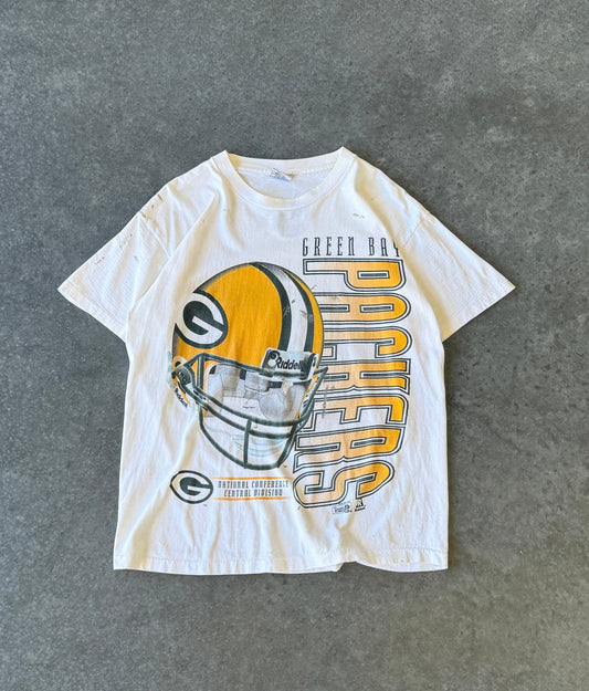 Vintage Green Bay Packers Helmet Tee (L)