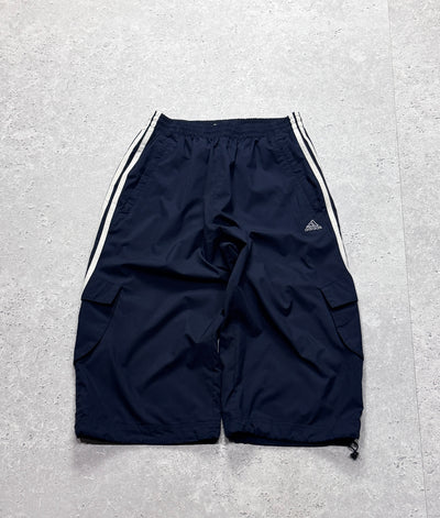 Vintage 2000s Adidas Adjustable 3/4 Track Shorts (S)