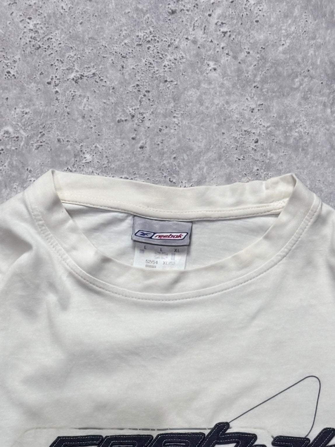 Vintage Y2K Reebok Logo Tee (L)