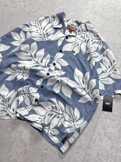 Vintage 90s Quiksilver Floral Surfwear Button Up Shirt (XL)