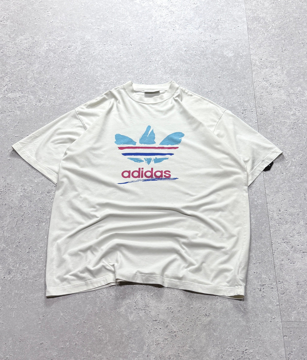 Vintage 90s Adidas Logo Tee (XL)