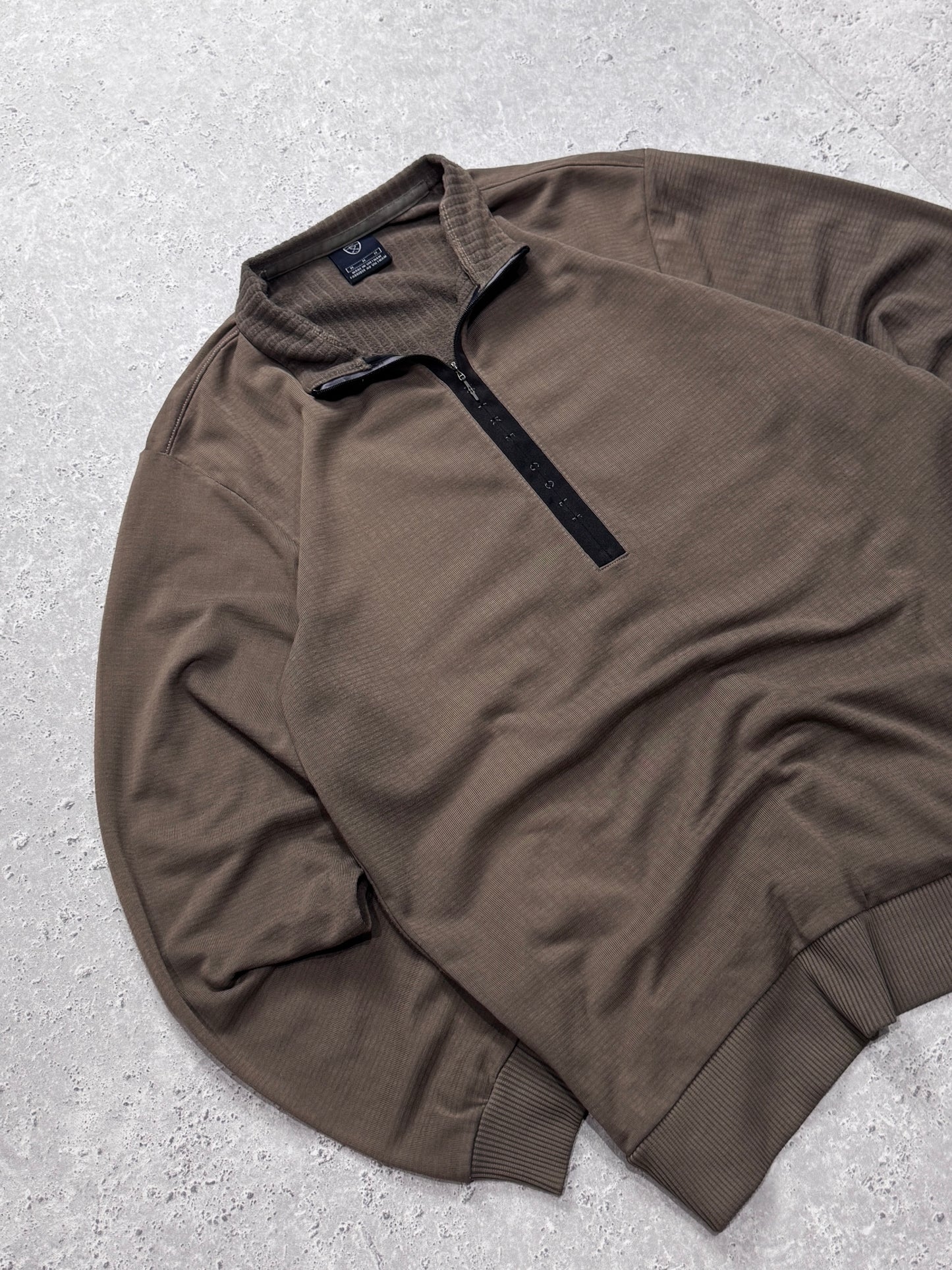 Vintage 2000s Nike Golf Quarter Zip Sweater (M)