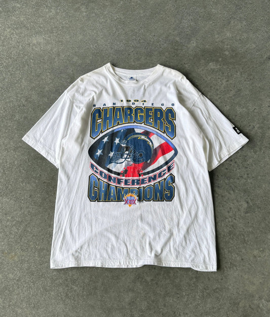 Vintage 94' San Diego Chargers NFL Tee (2XL)