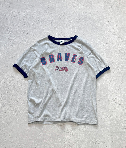 Vintage 00s Atlanta Braves Ringer Tee (XL)