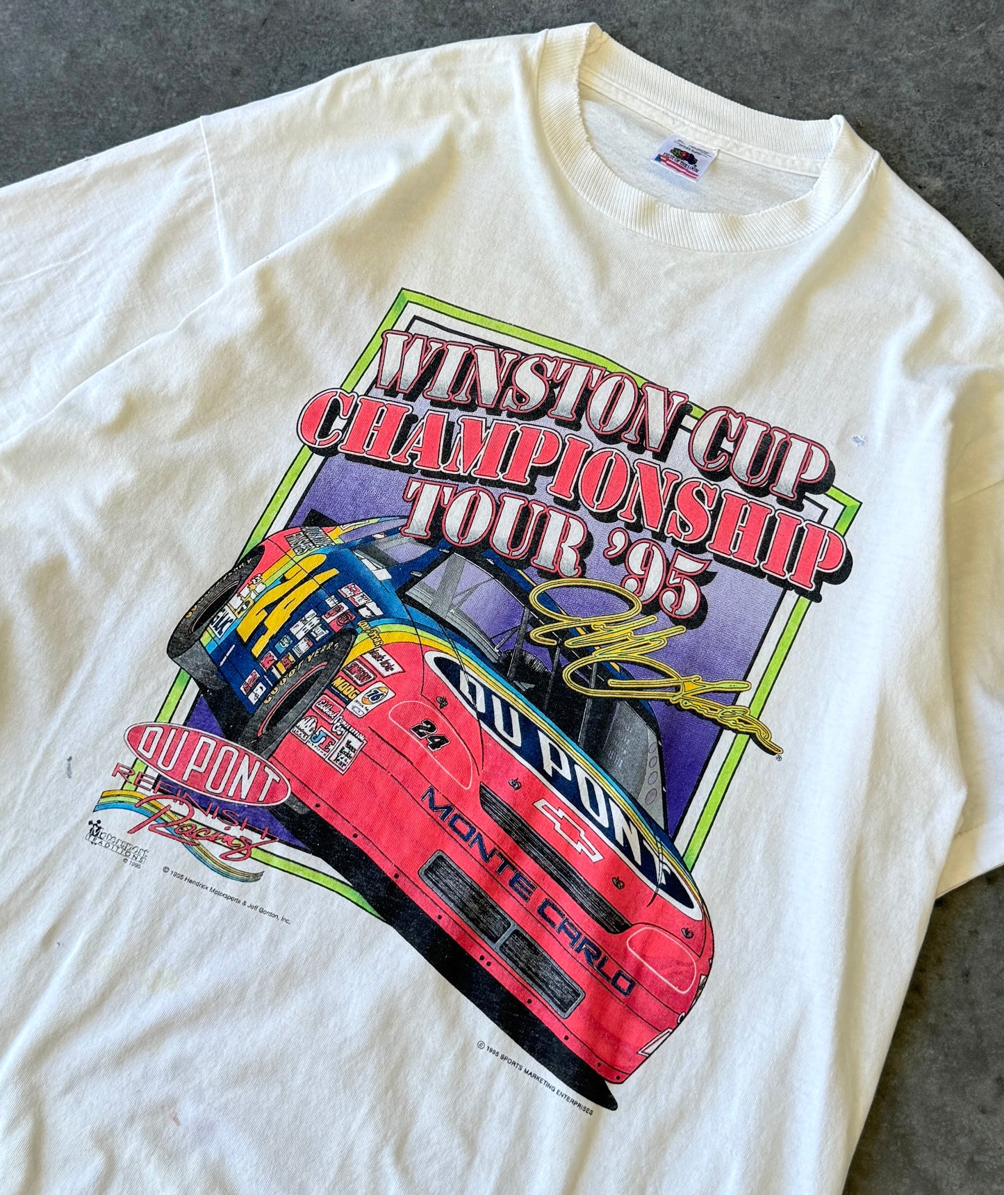 Vintage 95' Winston Cup Du Pont Racing Tee (XL)