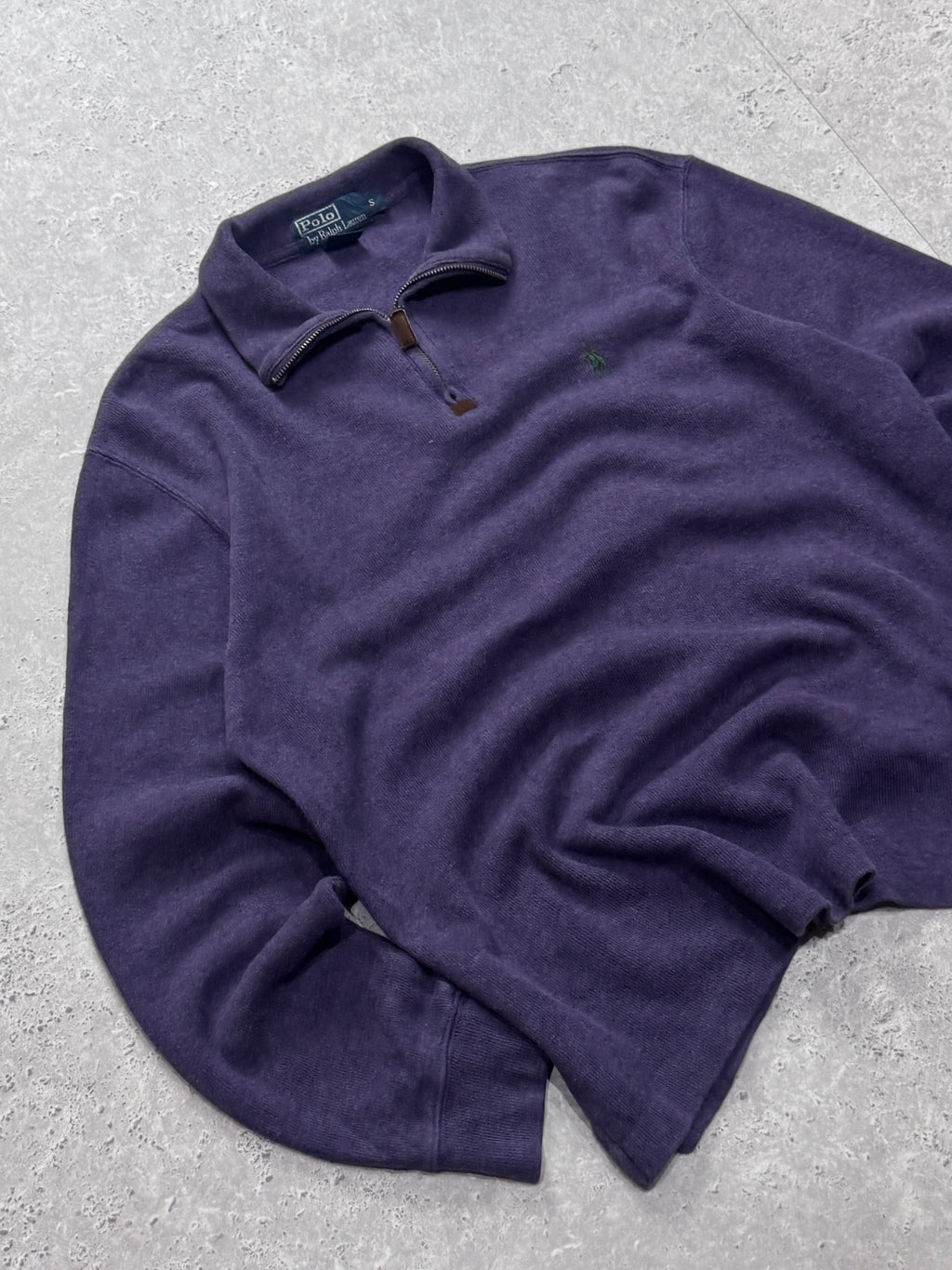 Vintage Polo Ralph Lauren Quarter Zip Sweater (M)
