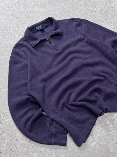 Vintage Polo Ralph Lauren Quarter Zip Sweater (M)