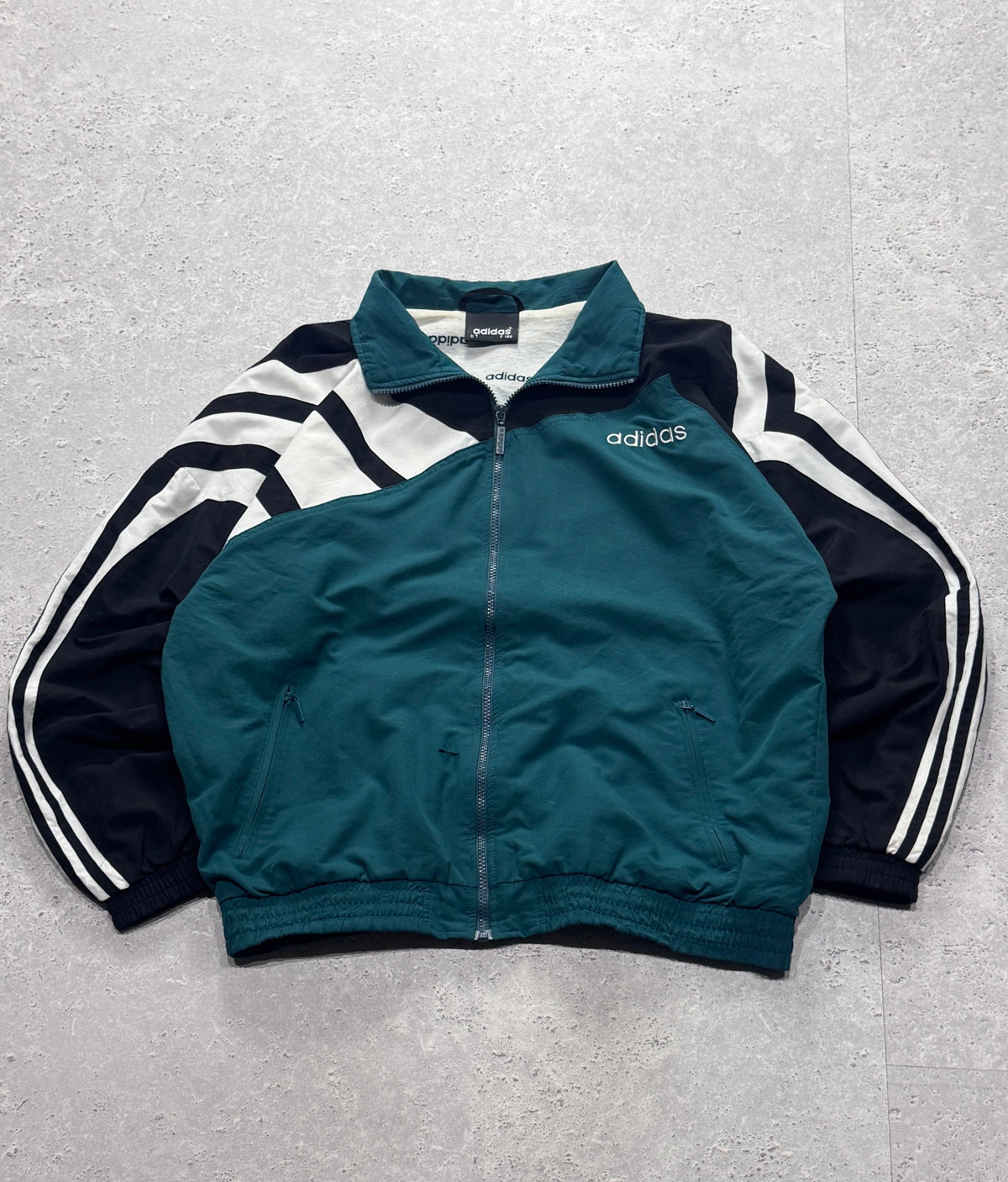 Vintage 90s Adidas Windbreaker Jacket (XL)