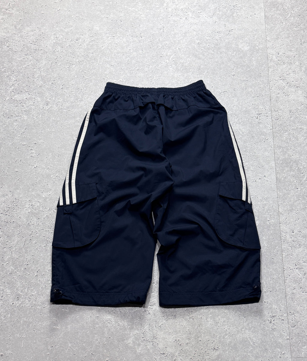 Vintage 2000s Adidas Adjustable 3/4 Track Shorts (S)