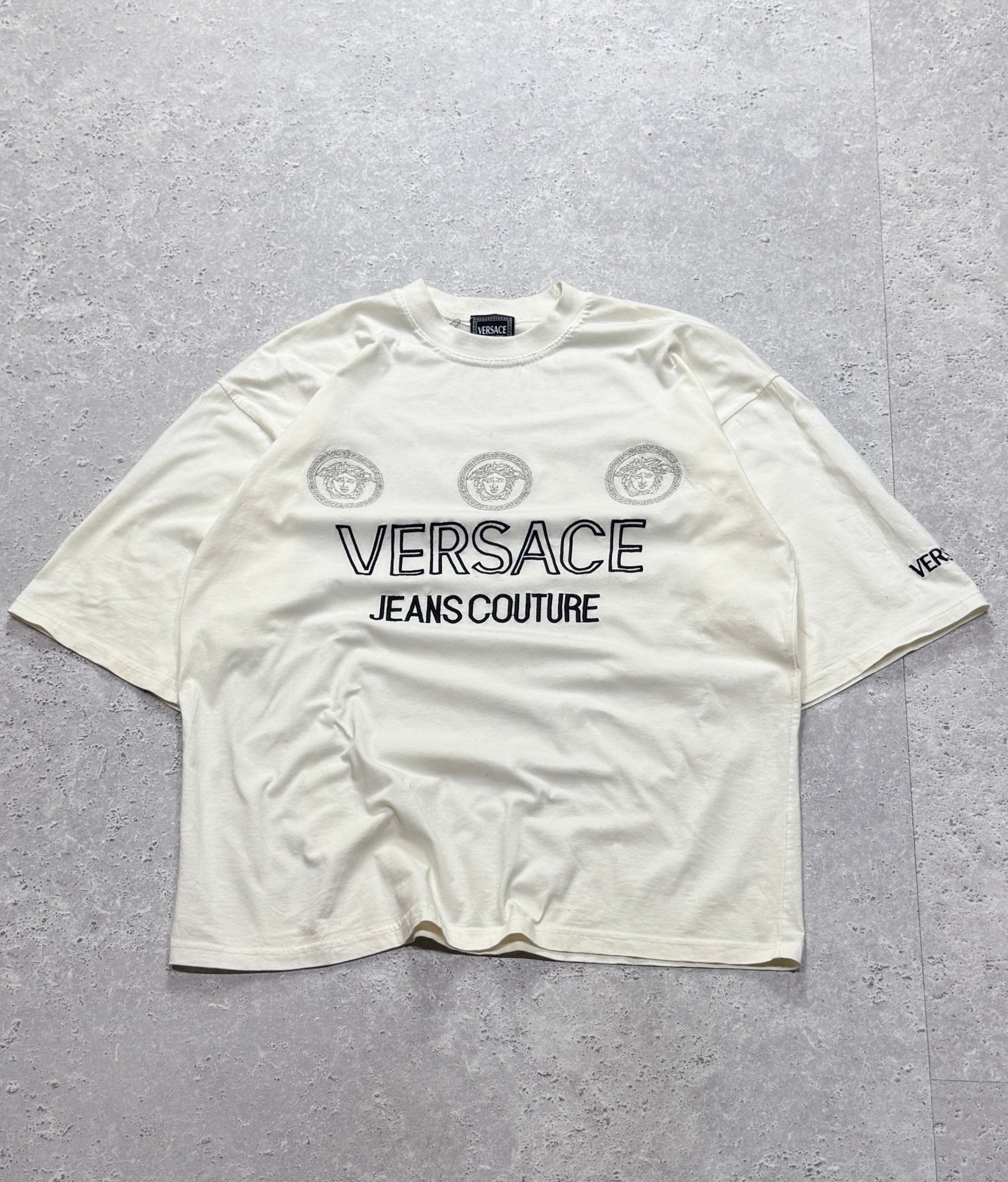 Vintage Versace Jeans Couture Logo Tee (XL)