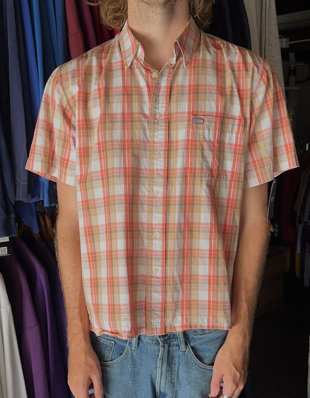 Vintage 2000s Button Up Shirt (L)