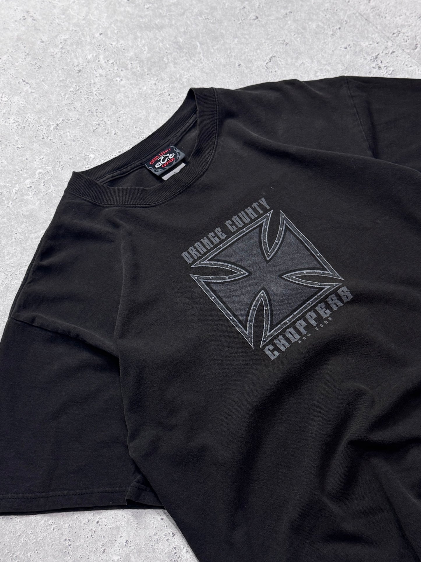 Vintage 2000s Orange County Choppers Biker Tee (L)