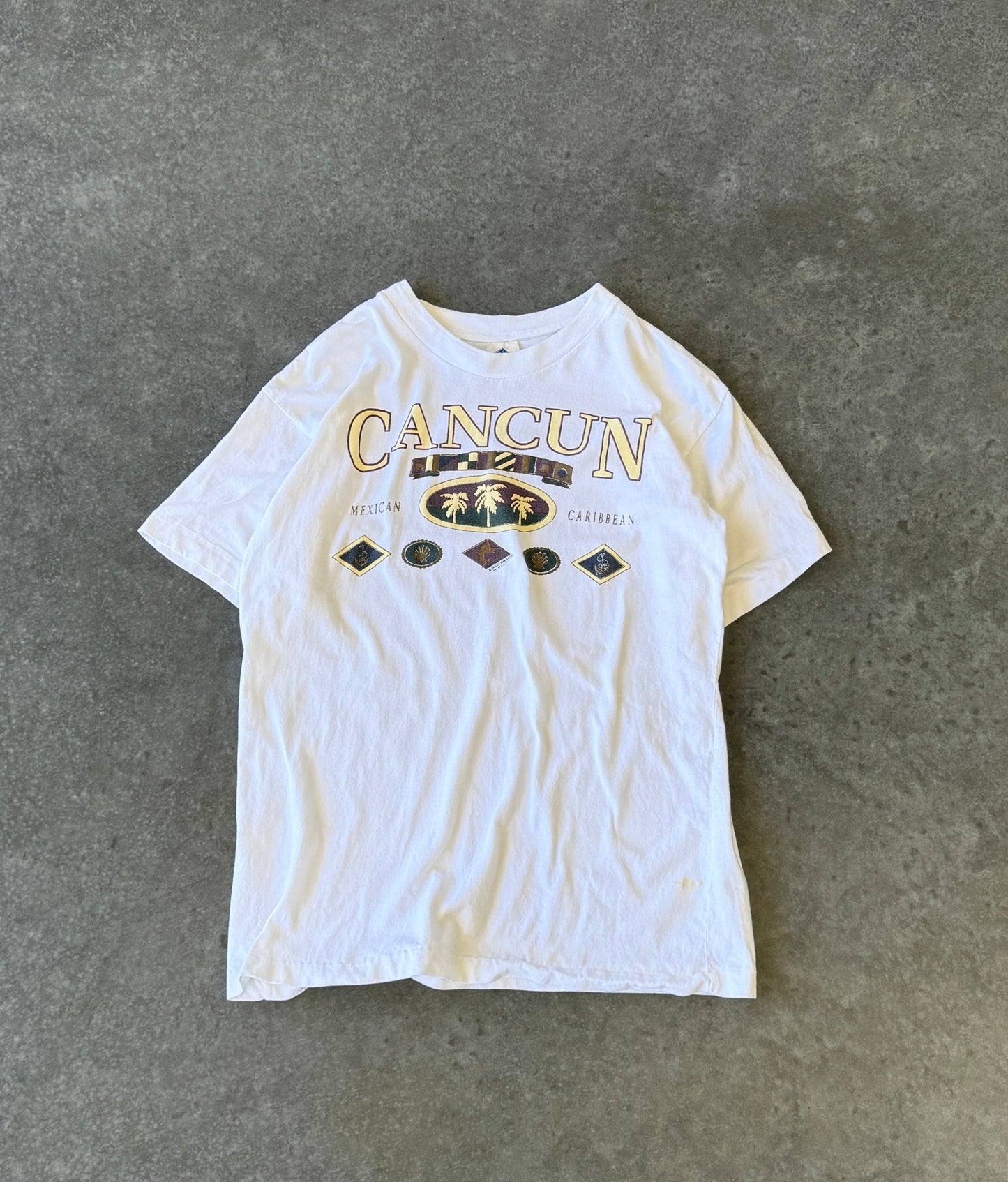 Vintage 90s Cancun Destination Tee (L)