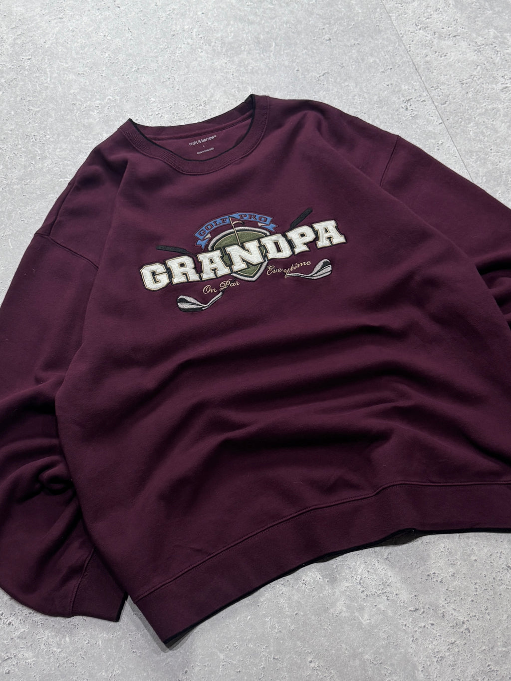 Vintage 2000s Grandpa Golf Embroidered Sweater (XL)