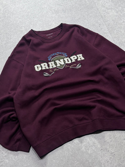 Vintage 2000s Grandpa Golf Embroidered Sweater (XL)