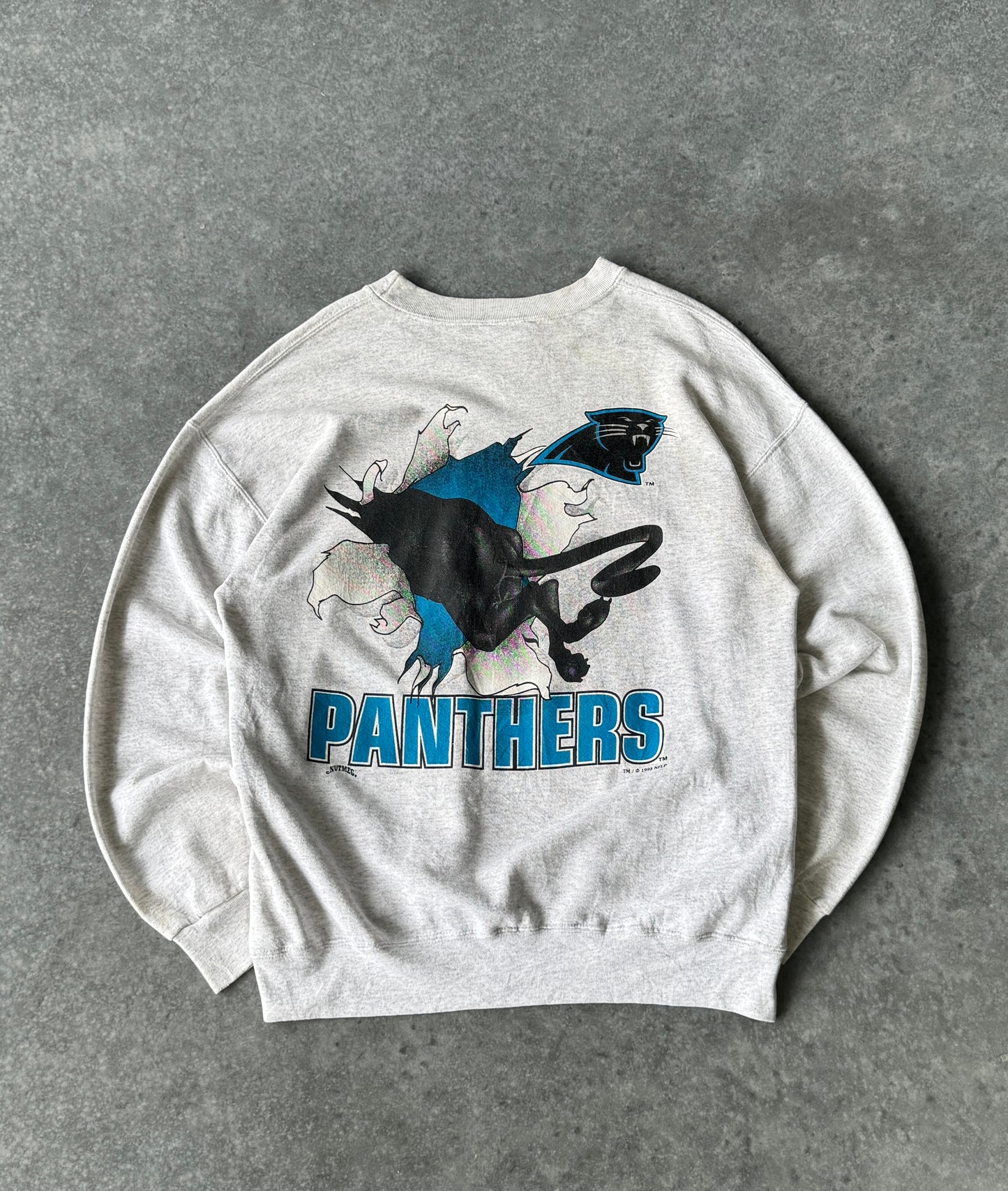 Vintage 90s Nutmeg x Carolina Panthers Sweater (XL)