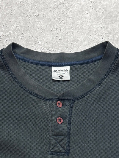 Vintage Columbia Waffle Long Sleeve Tee (2XL)