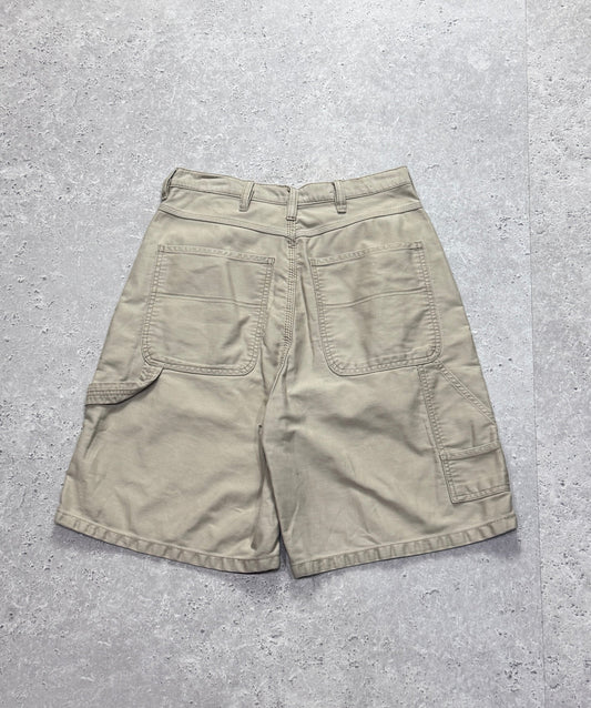 Vintage 2000s Cream Carpenter Shorts (30")