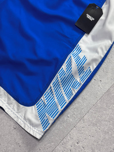 Vintage 2000s Nike Spellout Track Shorts (L)