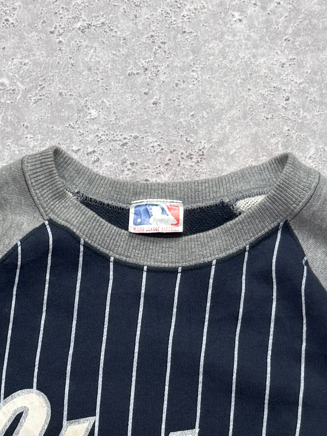 Vintage 2000s New York Yankees Striped Sweater (XS)