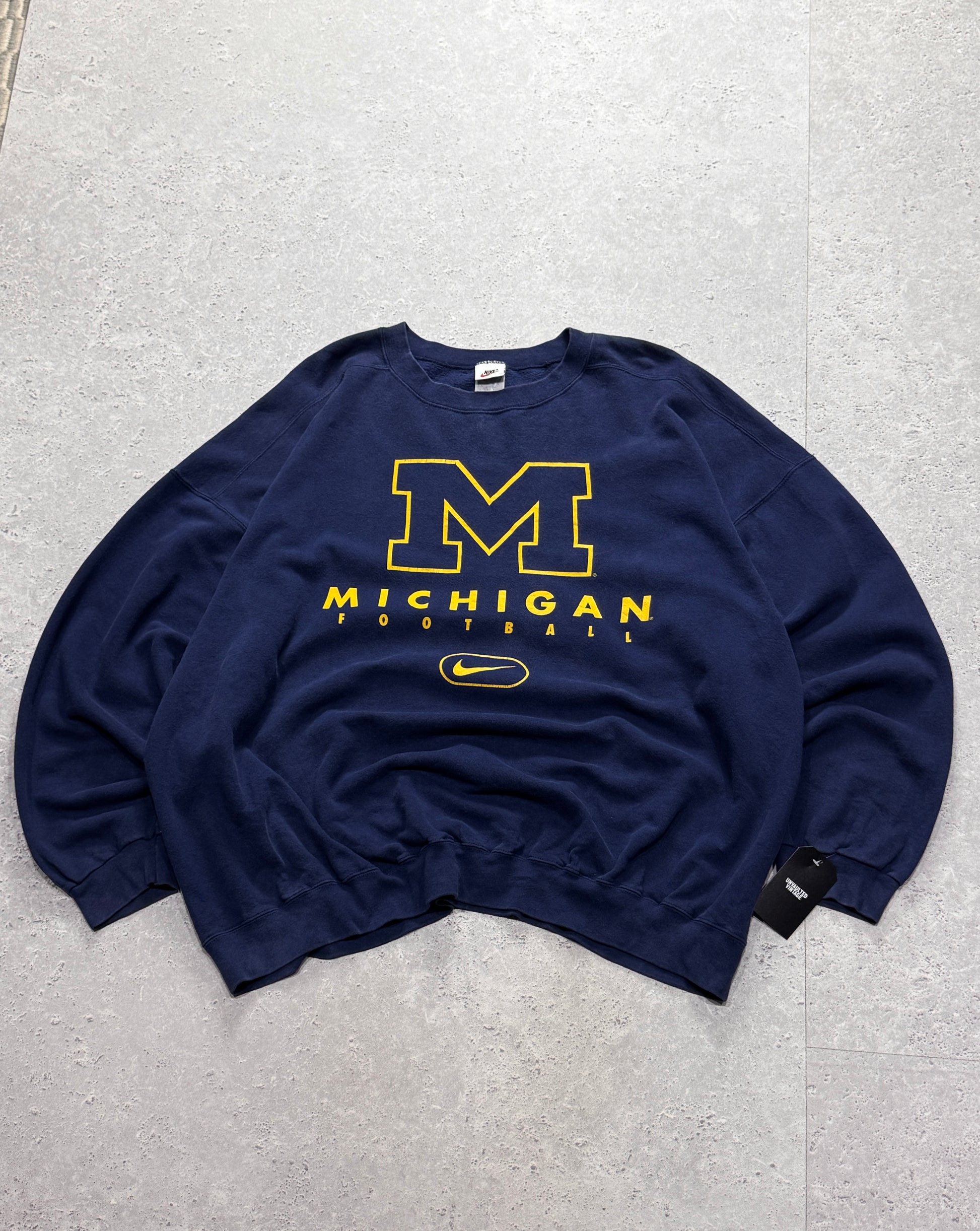 Vintage 90s Nike X Michigan College Sweater (2XL)