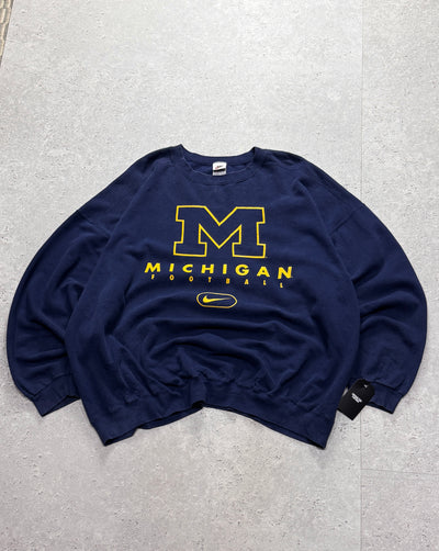 Vintage 90s Nike X Michigan College Sweater (2XL)