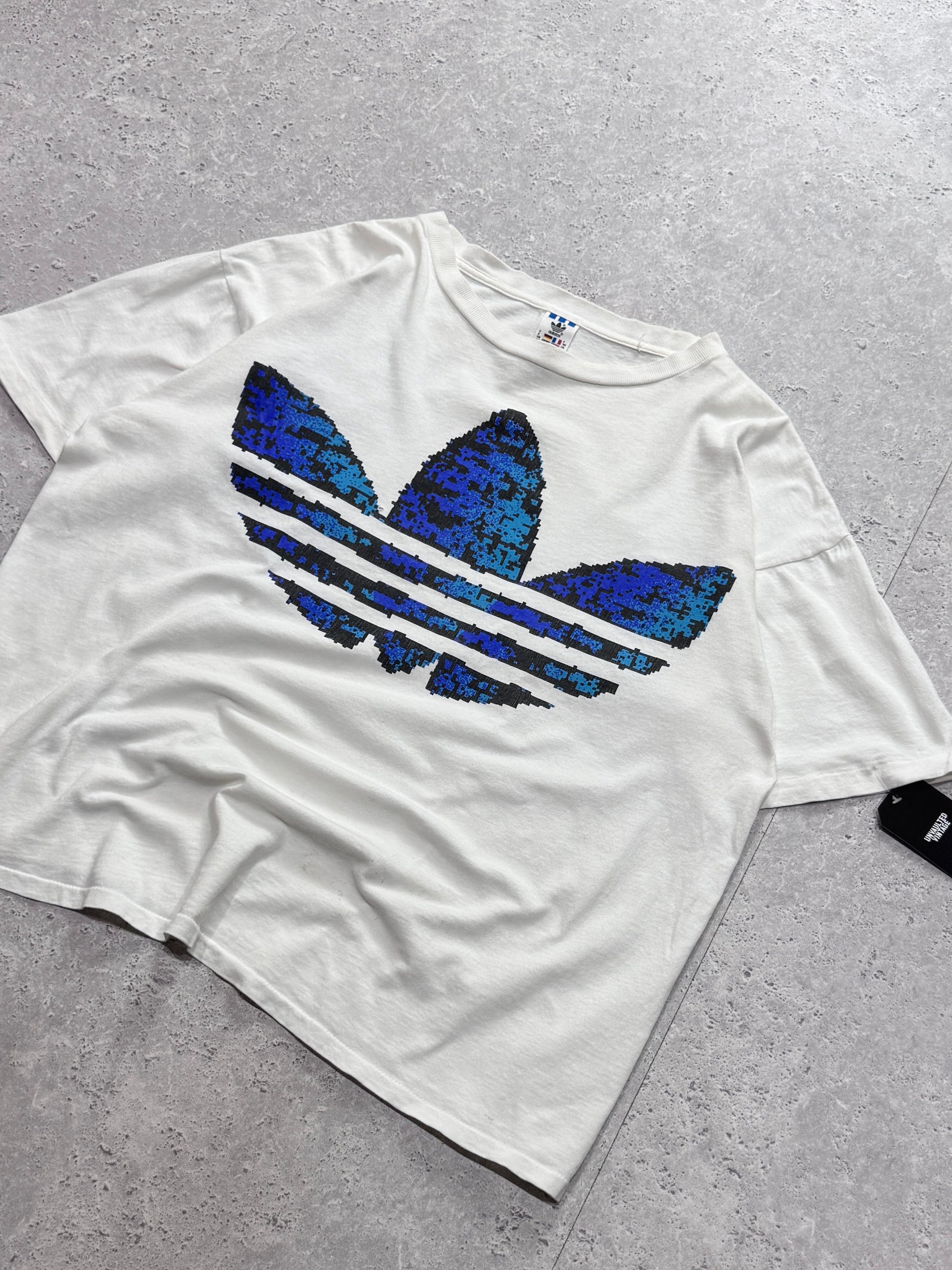 Vintage 90s Adidas Logo Tee (L)