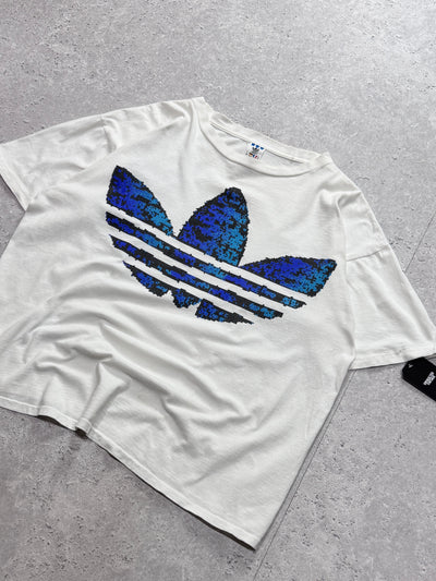Vintage 90s Adidas Logo Tee (L)