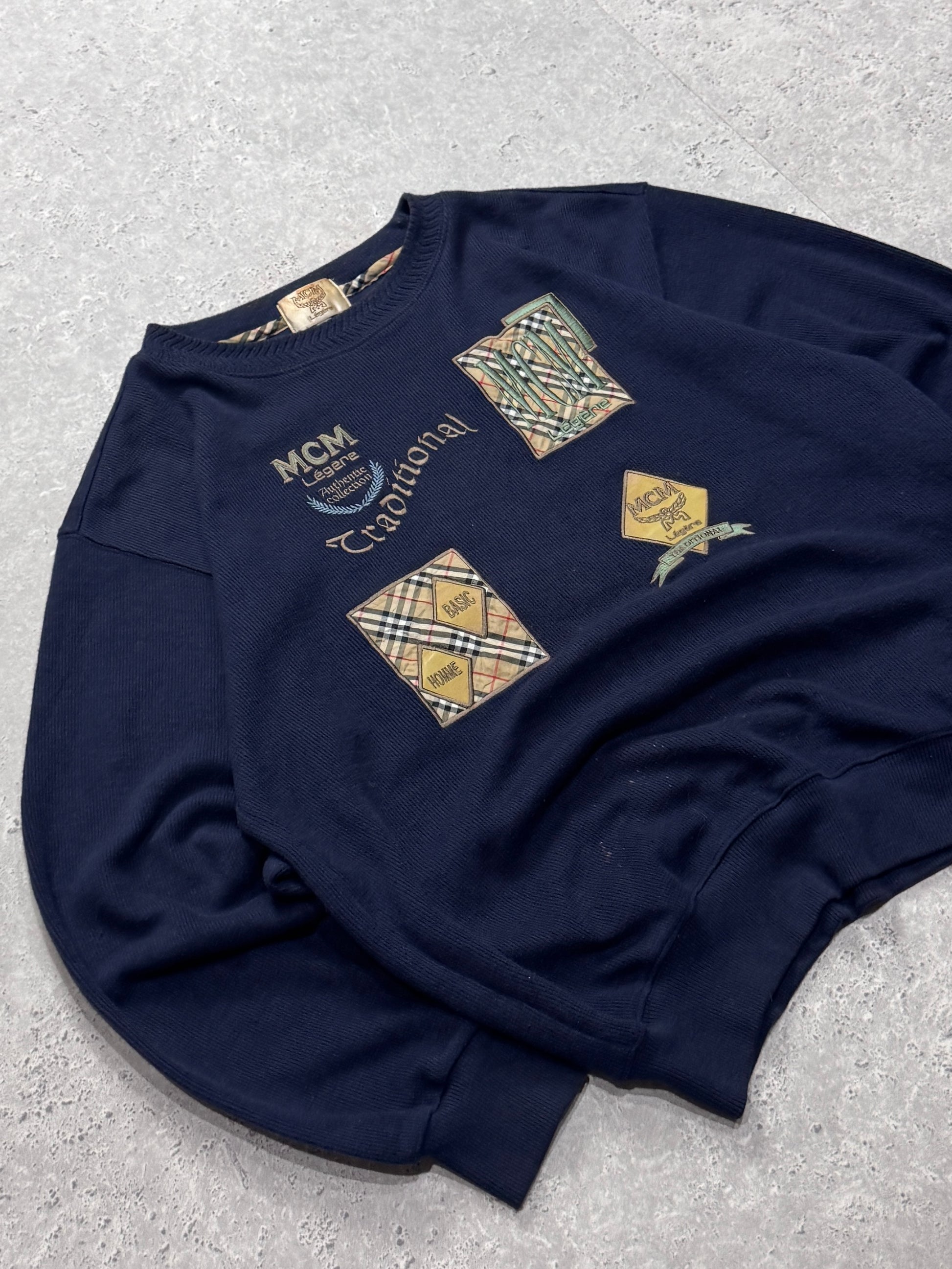 Vintage 90s Designer MCM Legere Knitted Sweater (M)