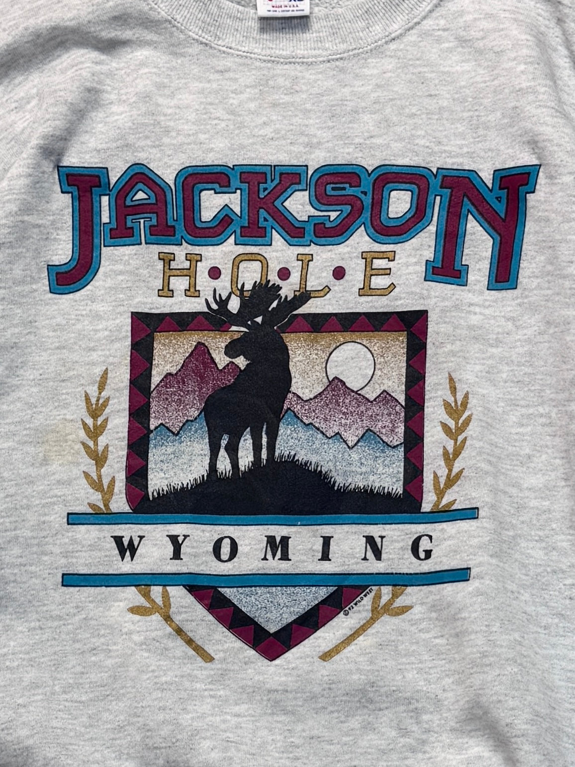 Vintage 1992 Jackson Wyoming Destination Sweater (XL)