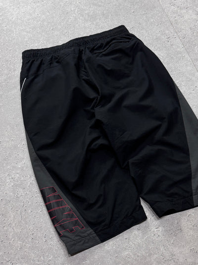 Vintage 2000s Nike Spellout Track Shorts (M)