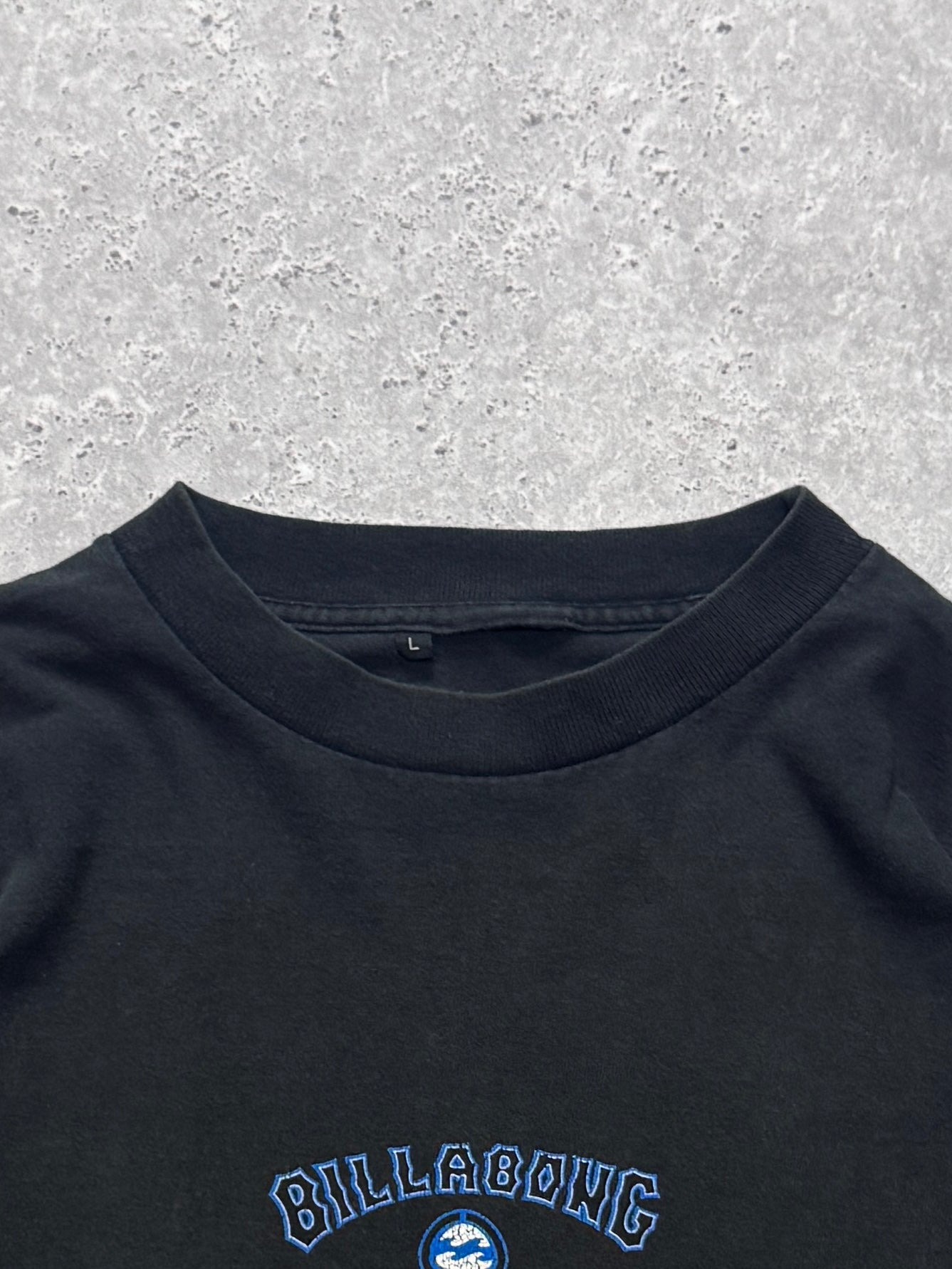 Vintage 2000s Billabong Spellout Surf Tee (L)