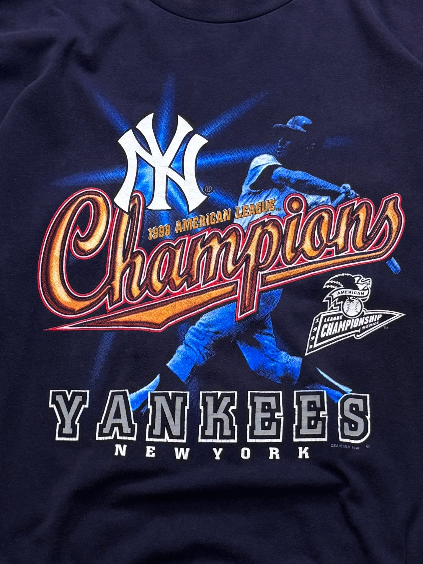 Vintage 1998 New York Yankees Championship Tee (XL)