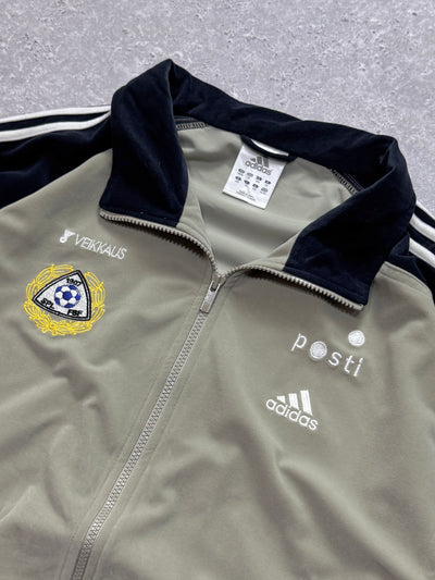 Vintage 2000s Adidas Football Track Jacket (2XL)