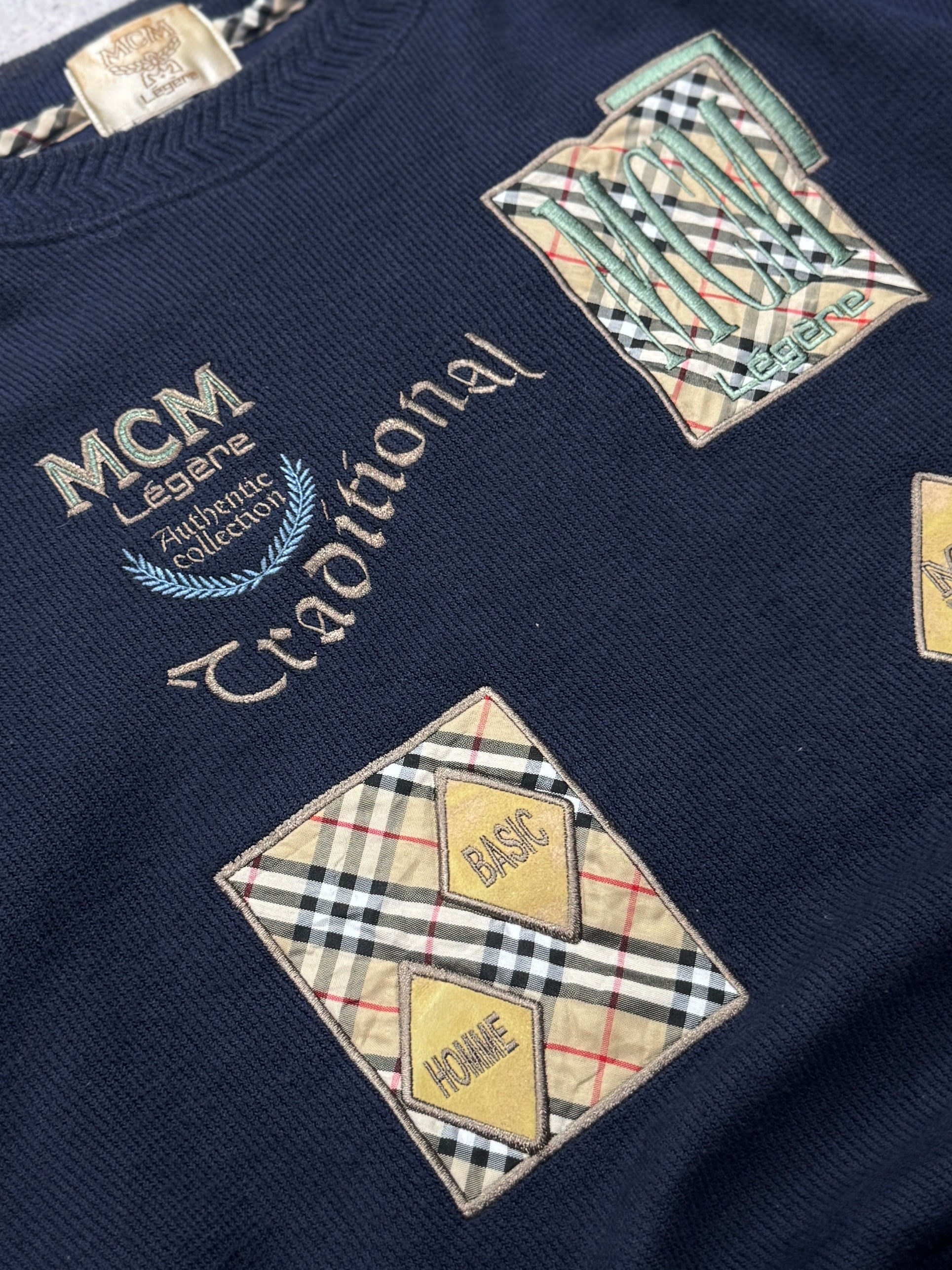 Vintage 90s Designer MCM Legere Knitted Sweater (M)