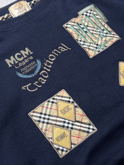 Vintage 90s Designer MCM Legere Knitted Sweater (M)