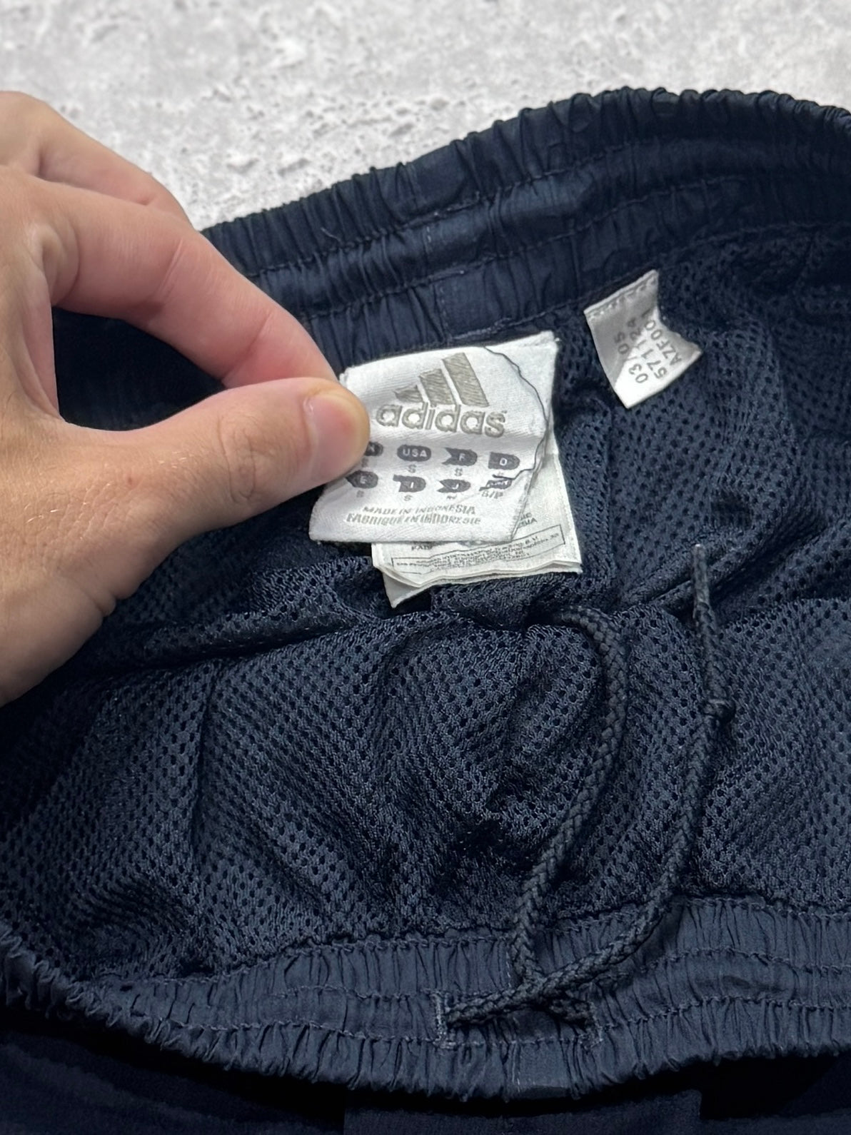 Vintage 2000s Adidas Adjustable 3/4 Track Shorts (S)