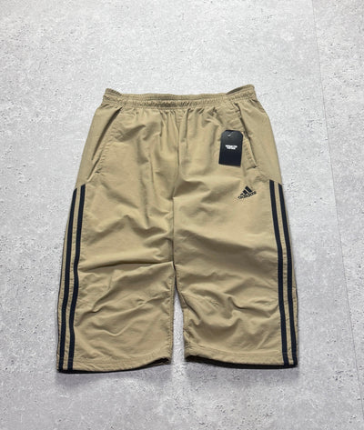 Vintage 2000s Adidas Adjustable 3/4 Track Shorts (M)