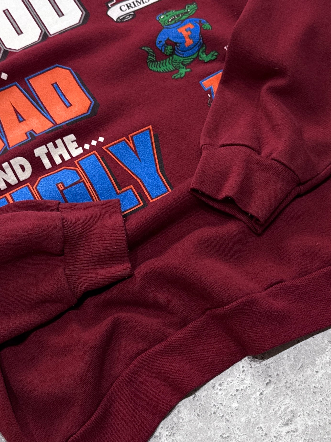 Vintage 90s College Football Sweater (M)
